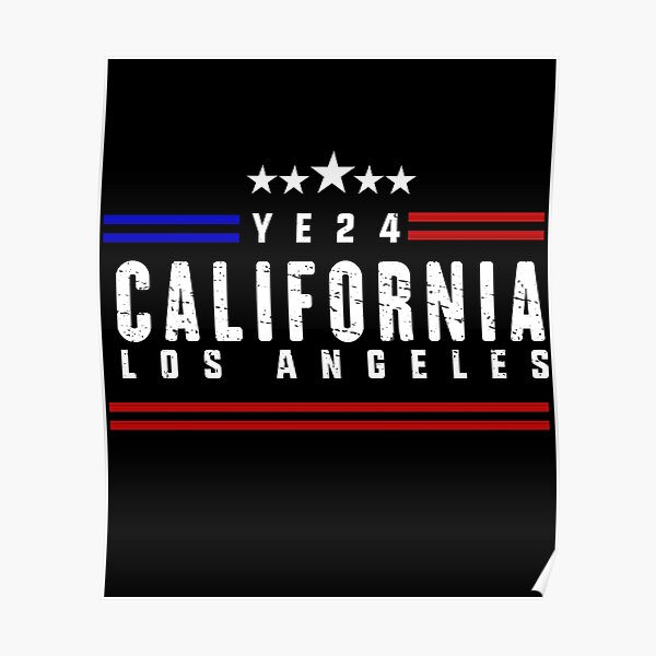 YE24 CALIFORNIA merch los angeles 2023 Poster RB0607 product Offical ye24 Merch
