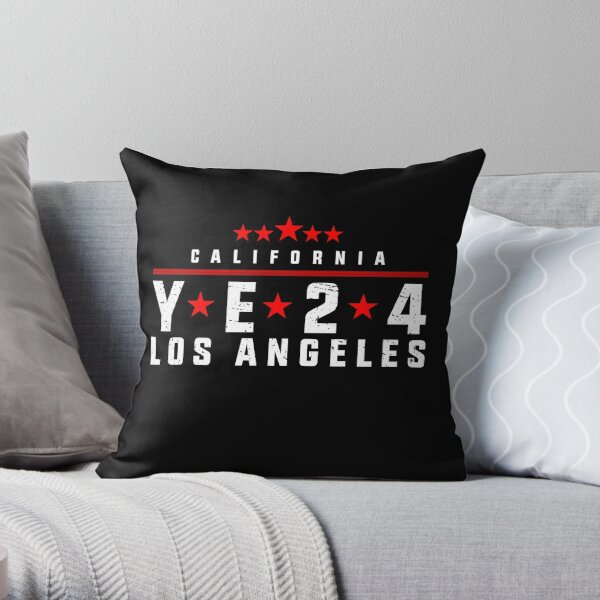 merch CALIFORNIA YE24 LOS ANGELES 2023 Throw Pillow RB0607 product Offical ye24 Merch